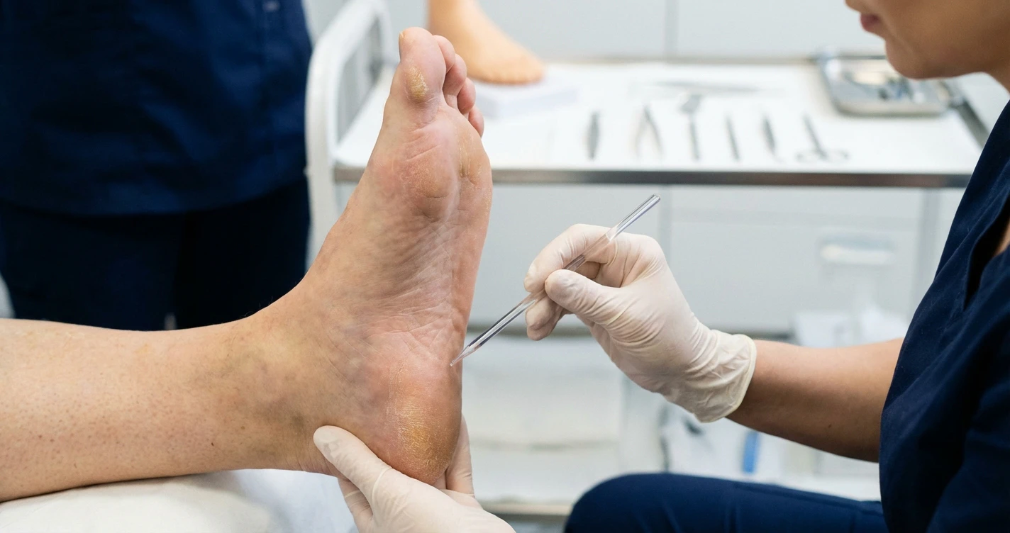 dbanie o stopy diabetyka